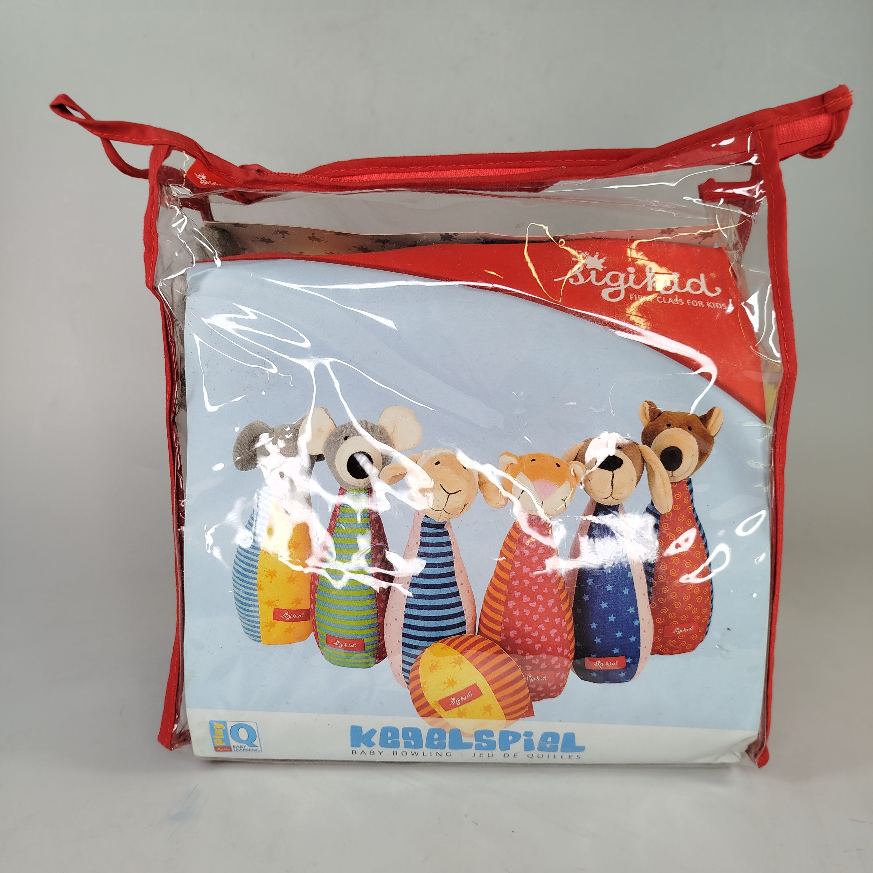 Sigikid Weiches Kegelspiel für Babys mit Tiermotiven